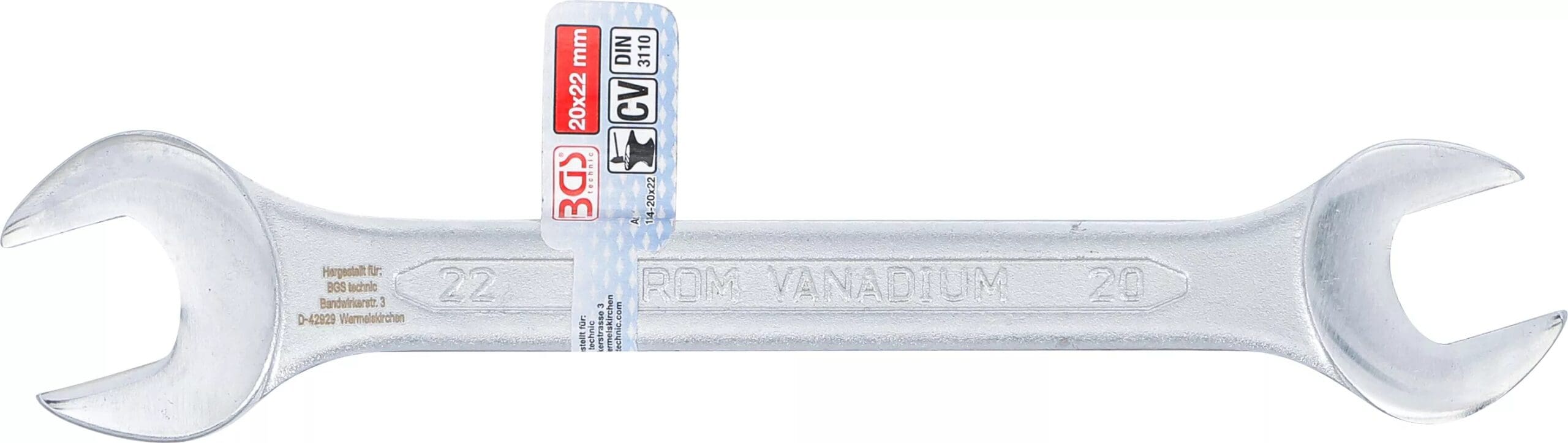 BGS technic Clé plate | 20 x 22 mm BGS technic Clé plate | 20 x 22 mm