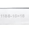 BGS technic Clé à œil contre coudée | extra longue | 16 x 18 mm