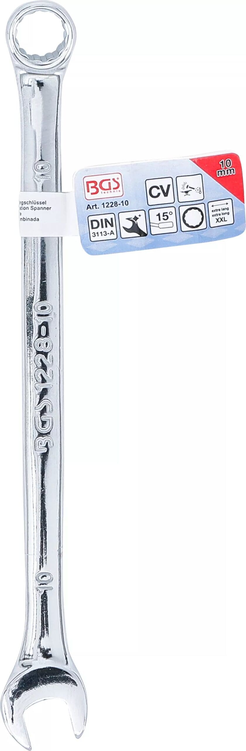 BGS technic Clé mixte | extra longues | 10 mm BGS technic Clé mixte | extra longues | 10 mm