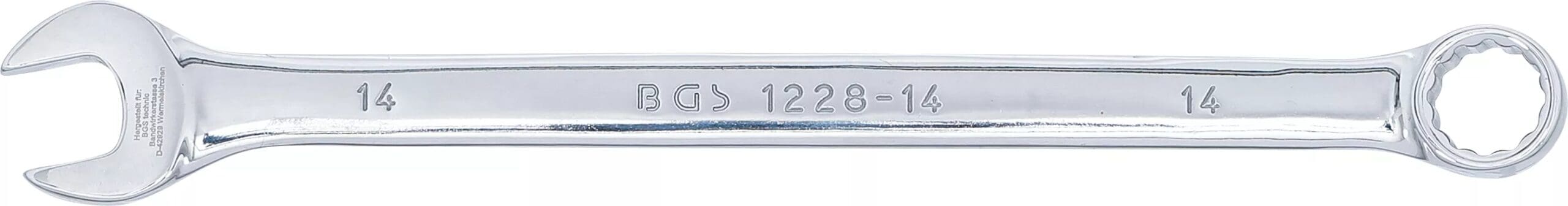 BGS technic Clé mixte | extra longue | 14 mm BGS technic Clé mixte | extra longue | 14 mm