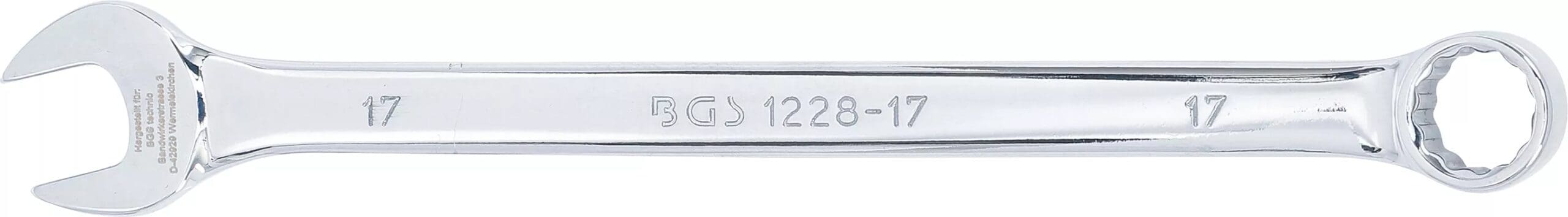 BGS technic Clé mixte | extra longues | 17 mm BGS technic Clé mixte | extra longues | 17 mm