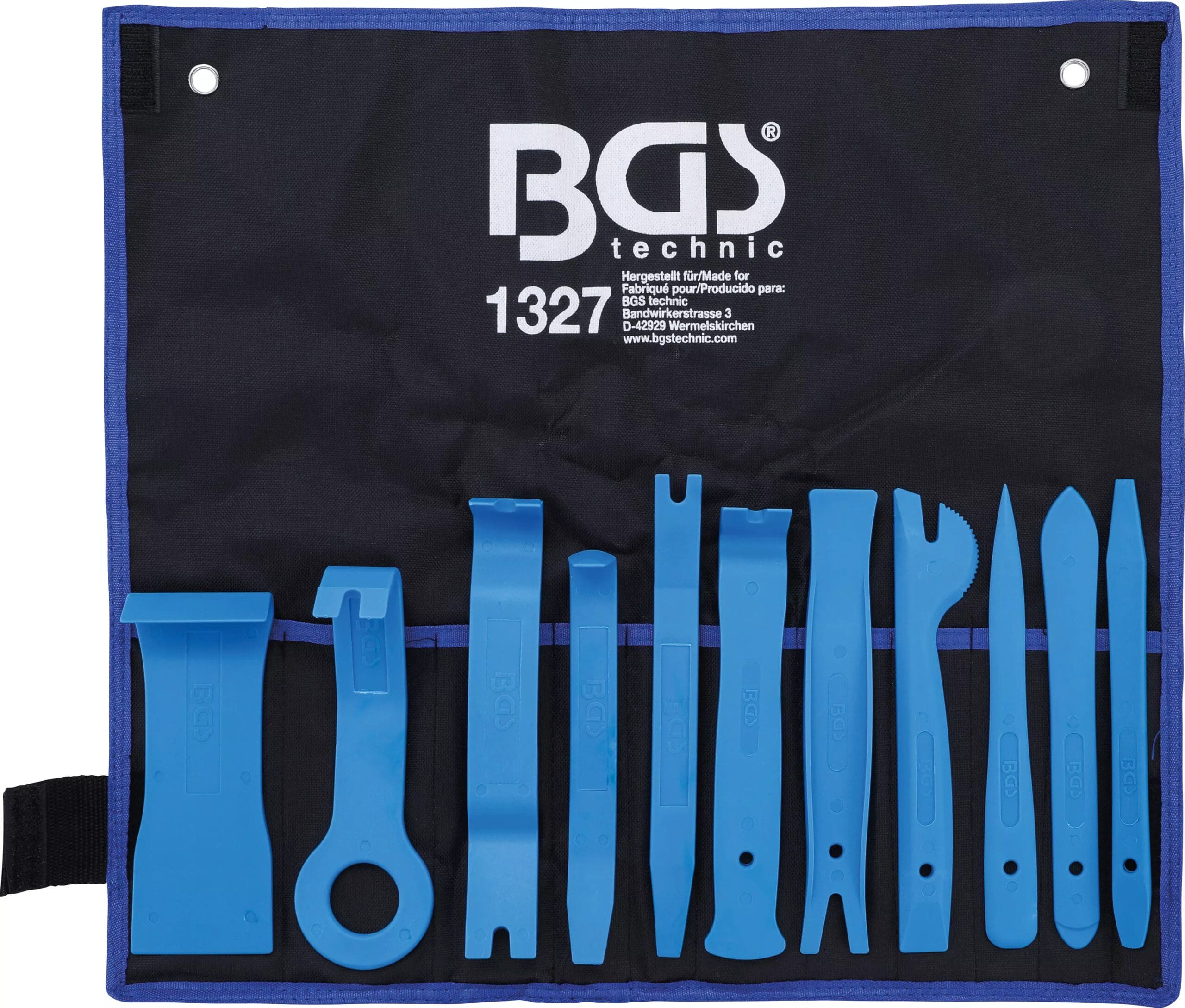 BGS technic Kit d’outils pour habillage intérieur | 11 pièces
