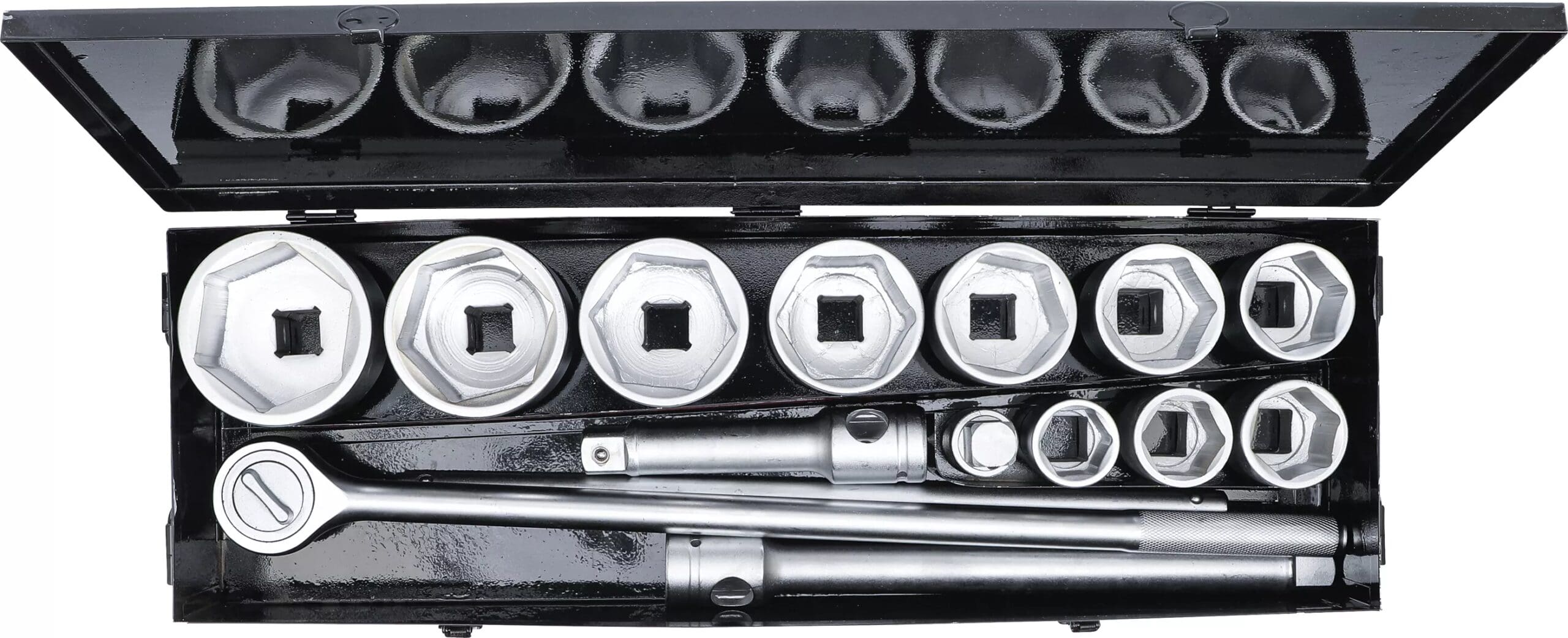 BGS technic Coffret de douilles | 25 mm (1") | 36 - 80 mm | 15 pièces