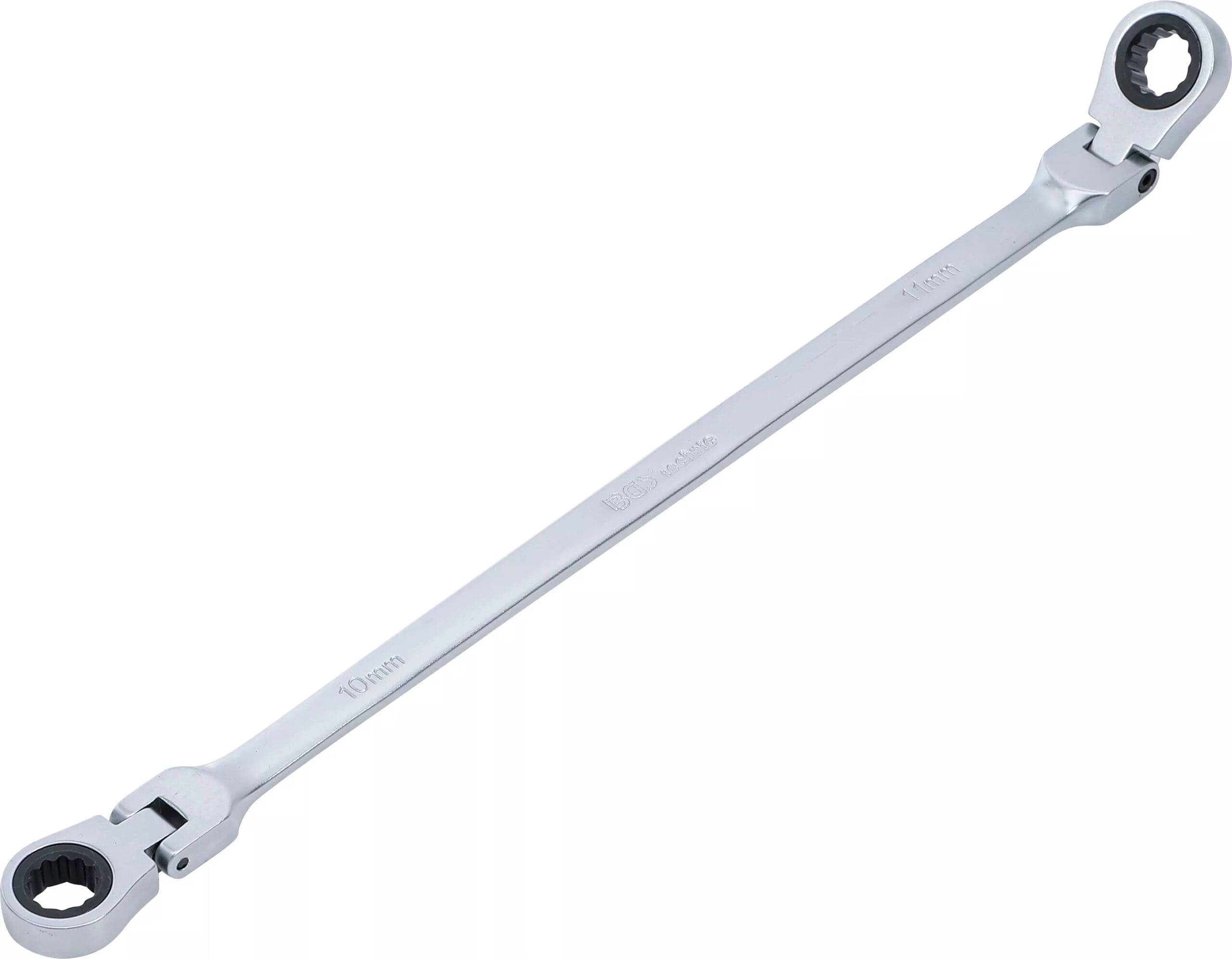 BGS technic Clés à oeil à cliquet | 10 x 11 mm