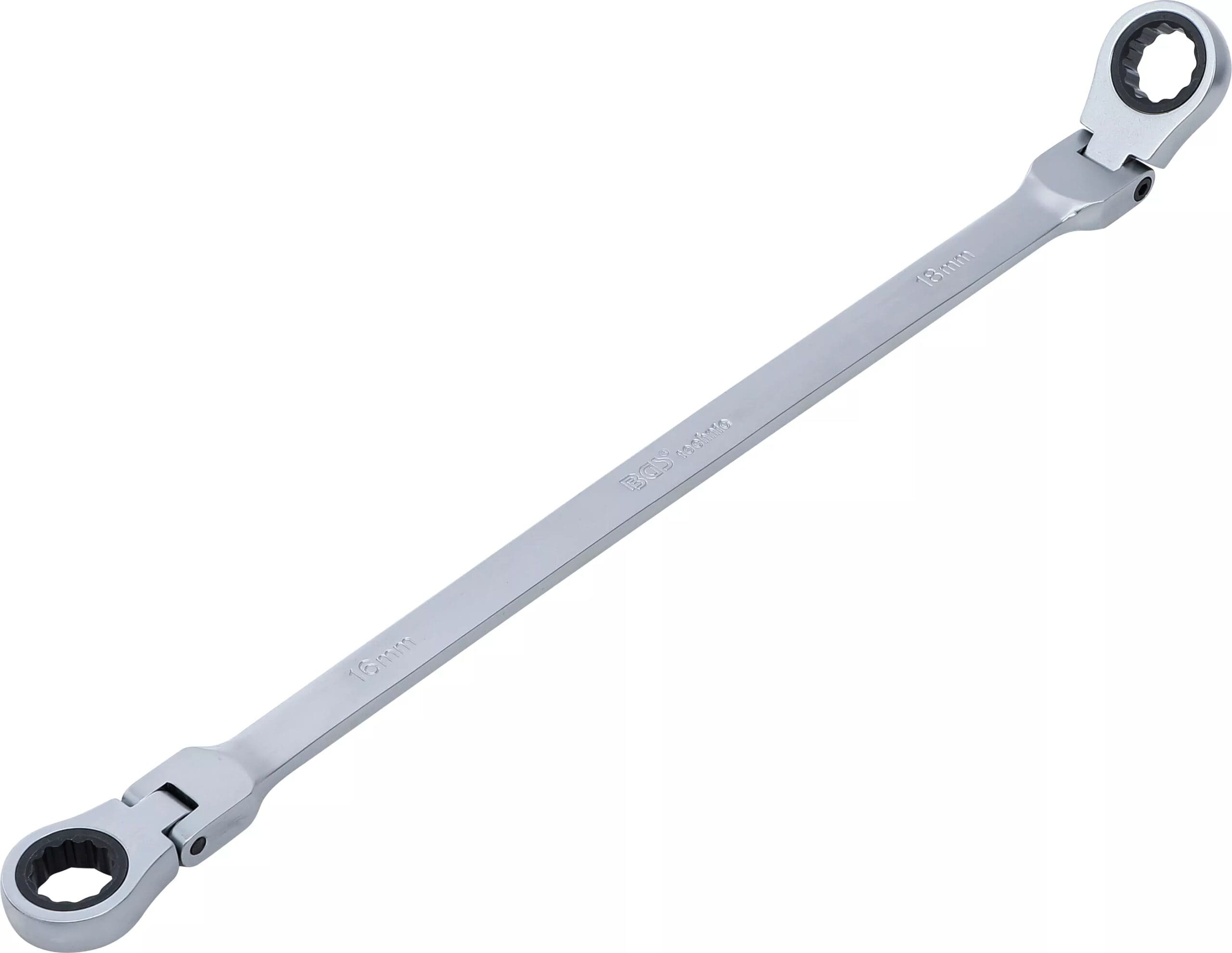 BGS technic Clés à oeil à cliquet | 16 x 18 mm