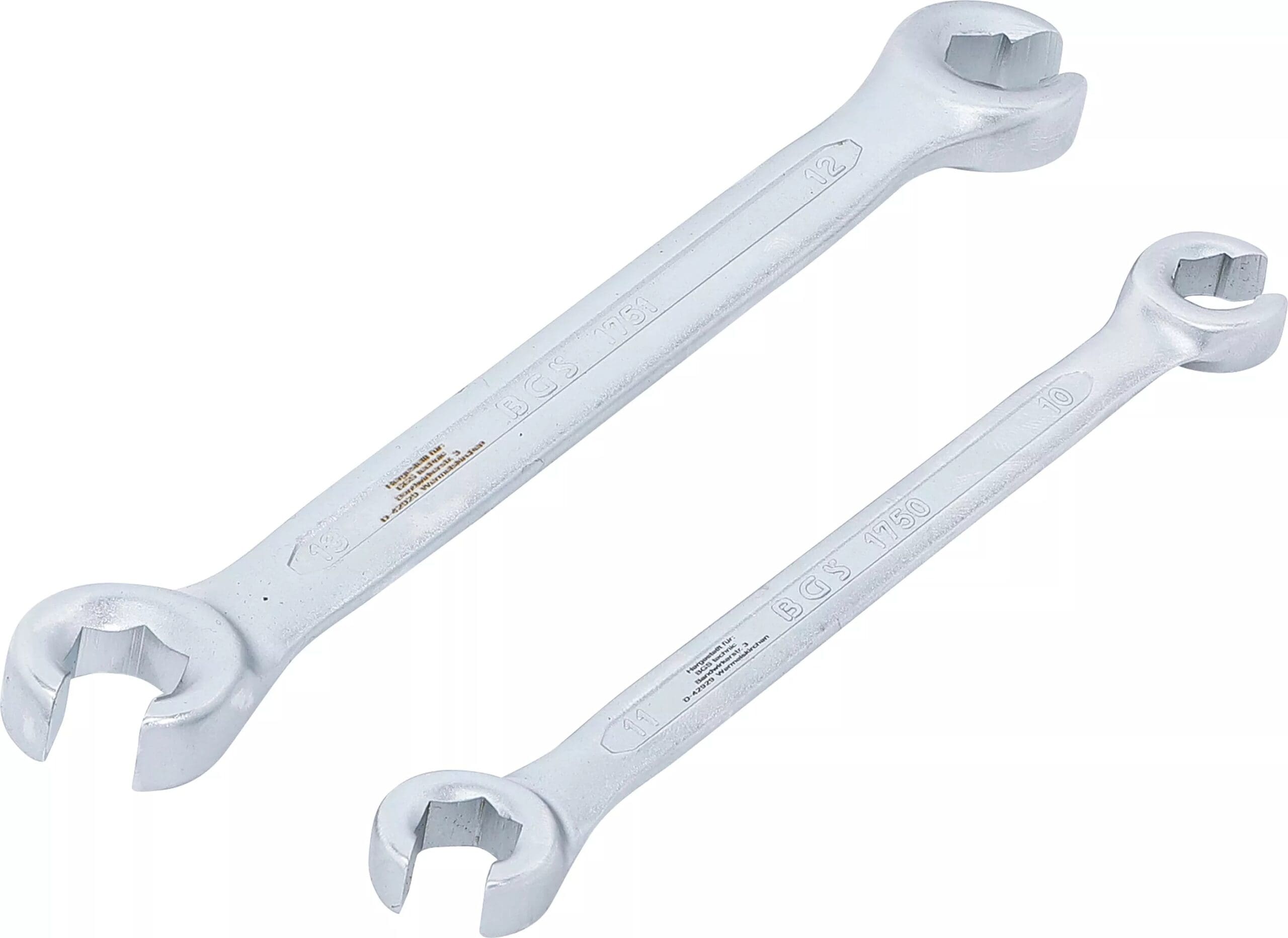 BGS technic Jeu de clés à tuyauter | 10 x 11 / 12 x 13 mm | 2 pièces