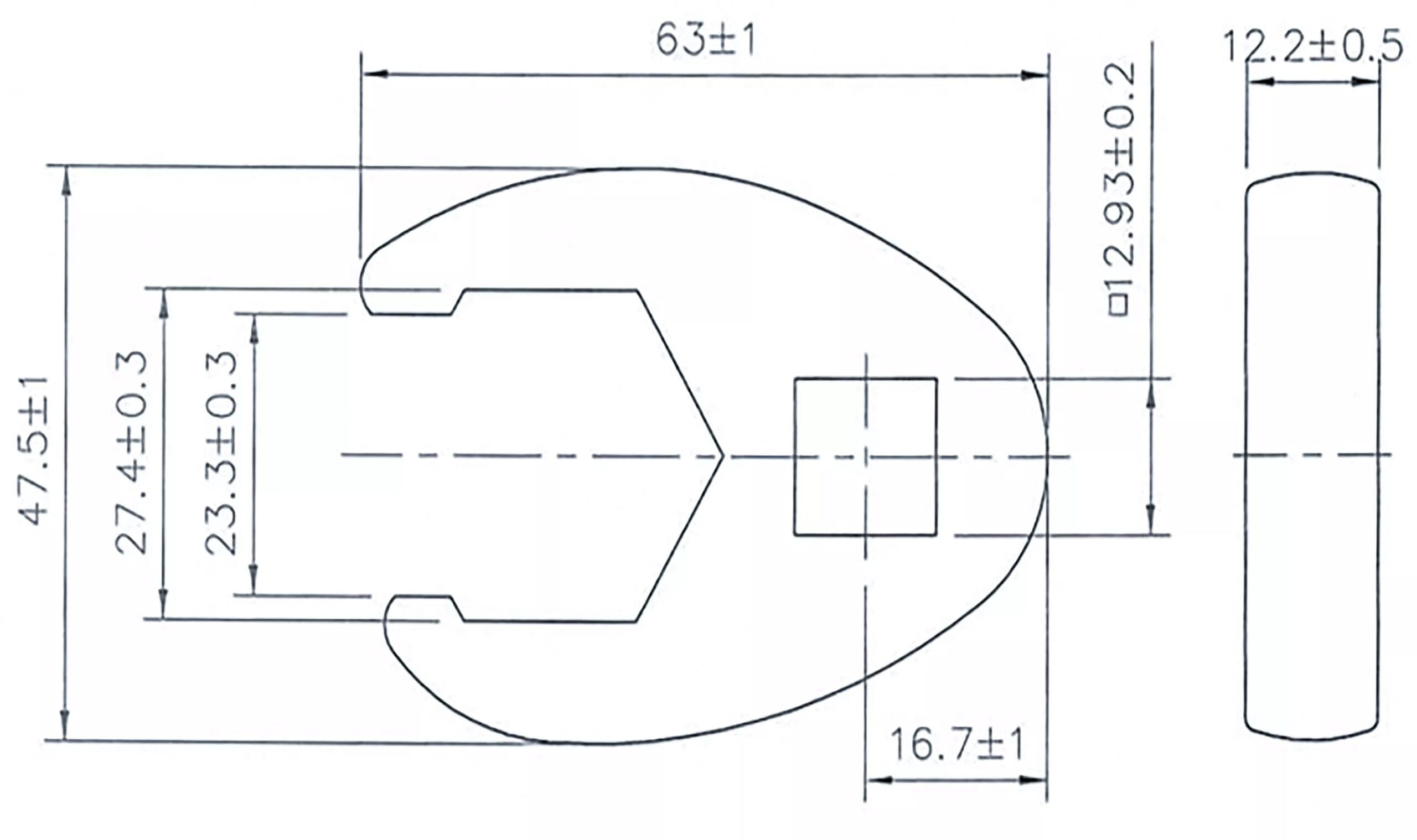 5 mm (1/2) | 27 mm 5 mm (1/2) | 27 mm