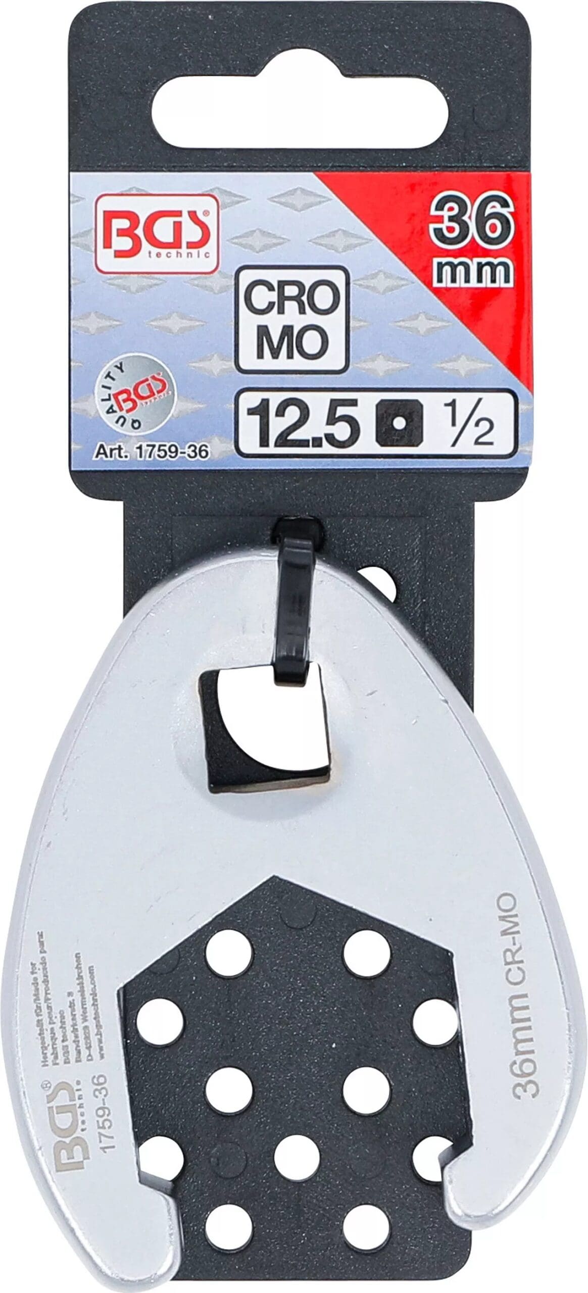 5 mm (1/2") | 36 mm 5 mm (1/2") | 36 mm