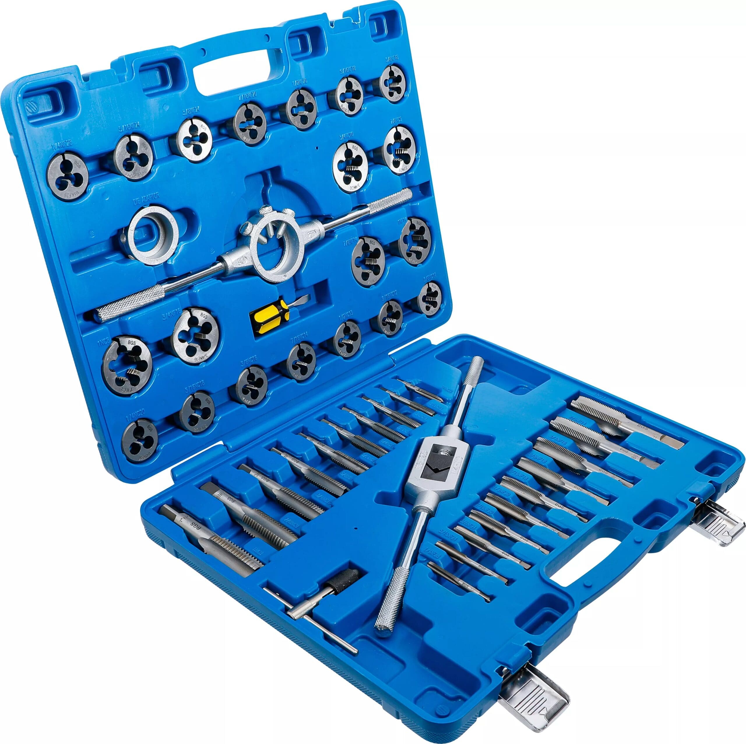 BGS technic Jeu de tarauds | en pouces | 1/4" - 1" | 45 pièces BGS technic Jeu de tarauds | en pouces | 1/4" - 1" | 45 pièces