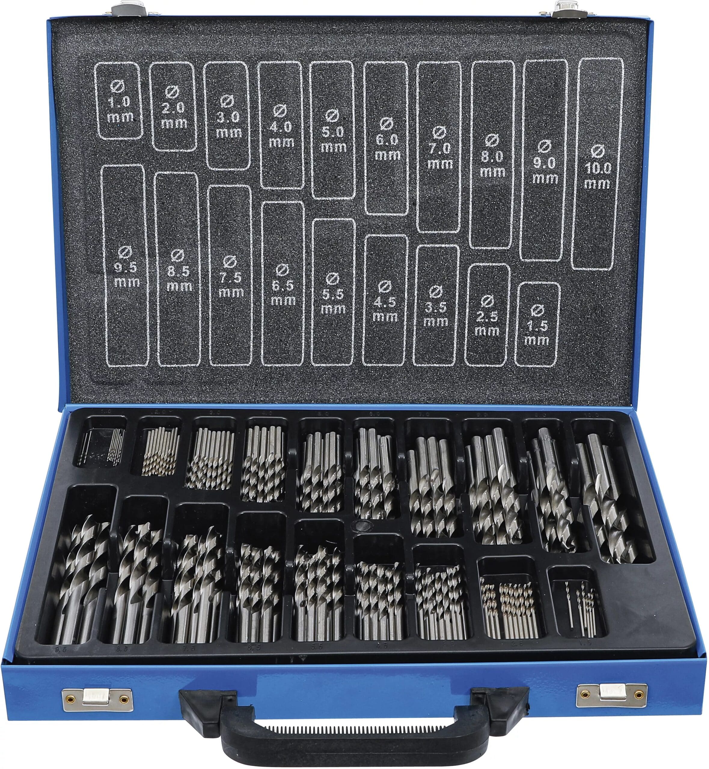 BGS technic Jeu de forets hélicoïdaux | HSS | 1 - 10 mm | 170 pièces