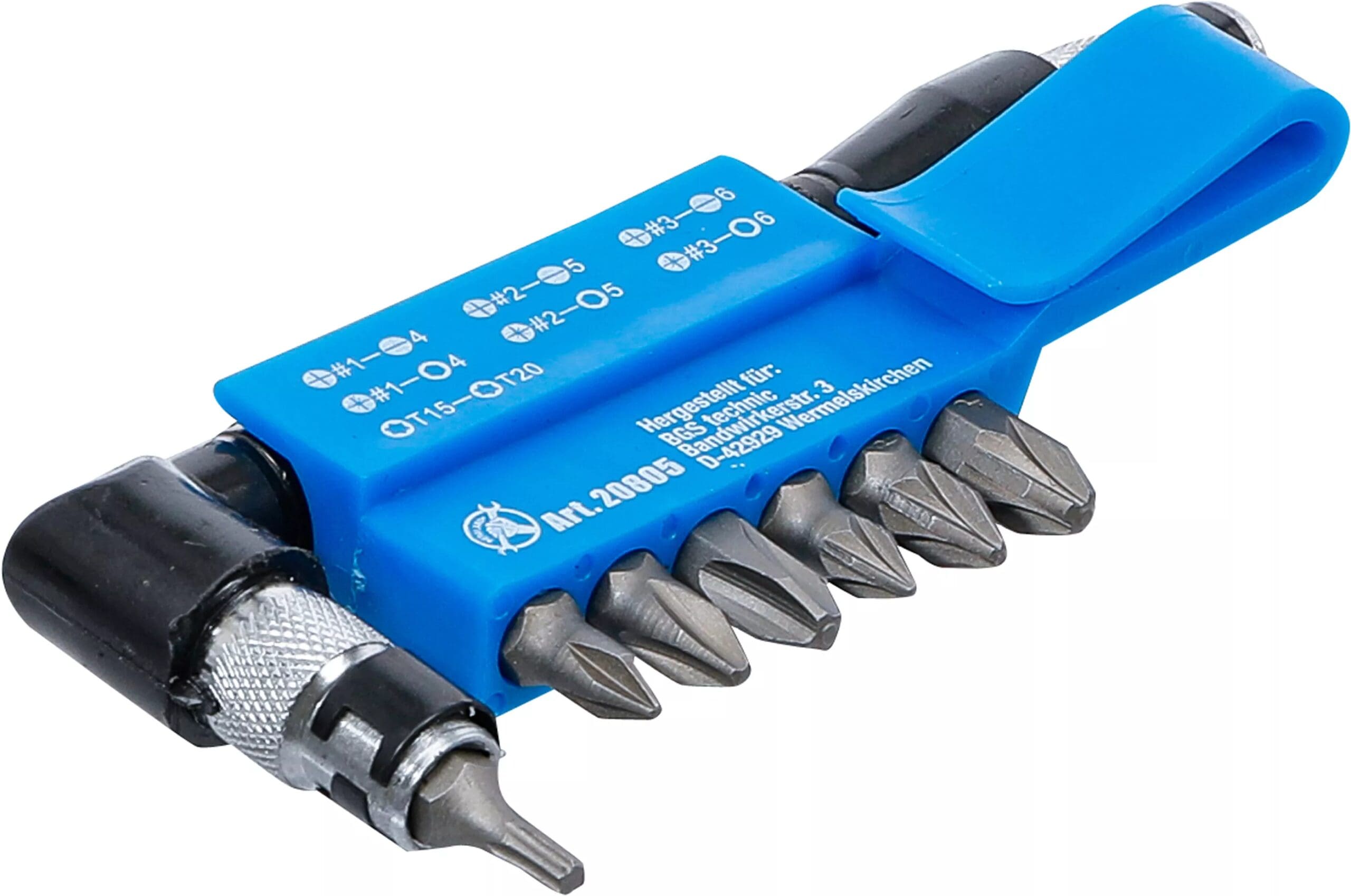 BGS technic Porte-embouts angulaire avec 7 embouts doubles | 6 BGS technic Porte-embouts angulaire avec 7 embouts doubles | 6