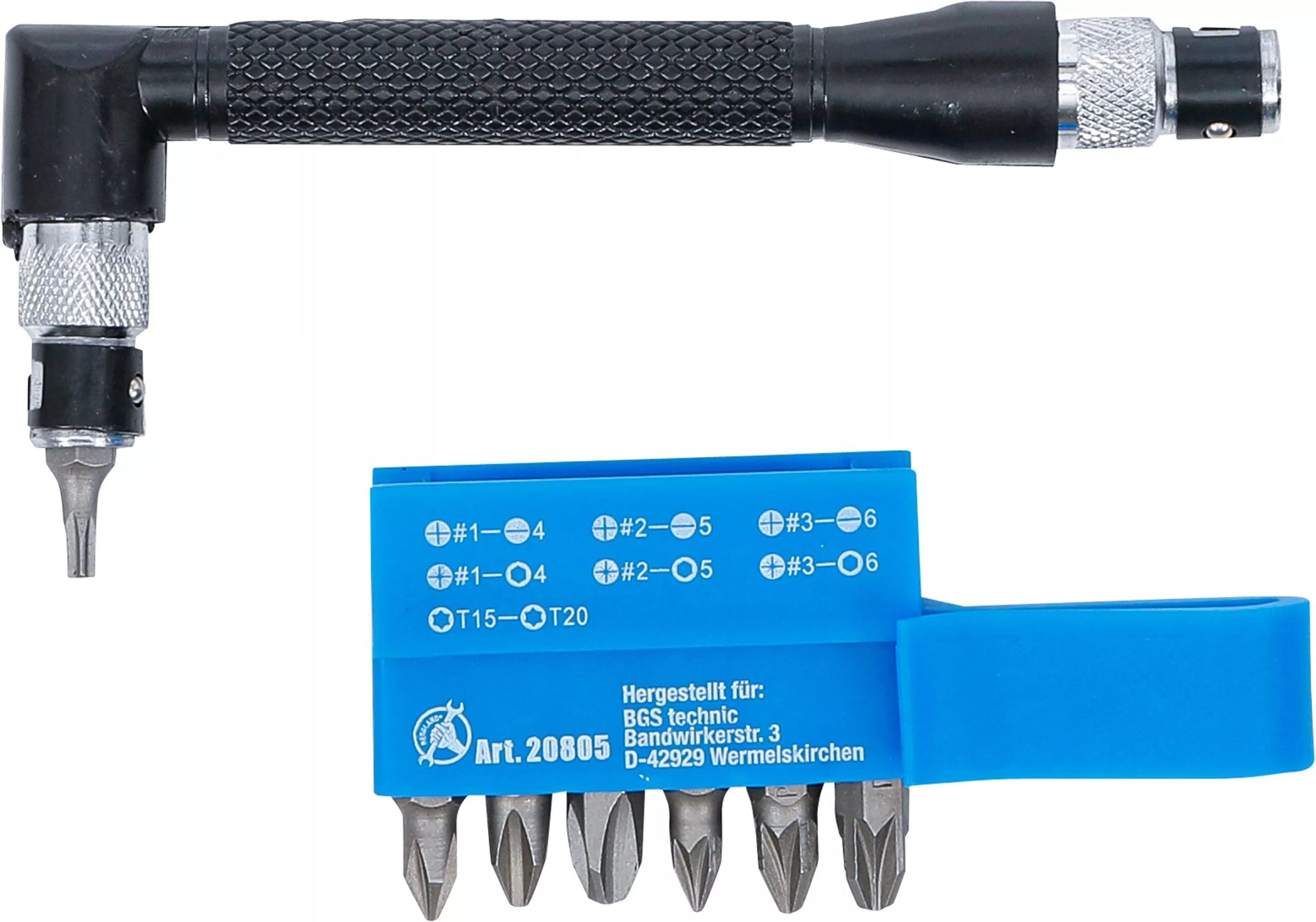 BGS technic Porte-embouts angulaire avec 7 embouts doubles | 6 BGS technic Porte-embouts angulaire avec 7 embouts doubles | 6