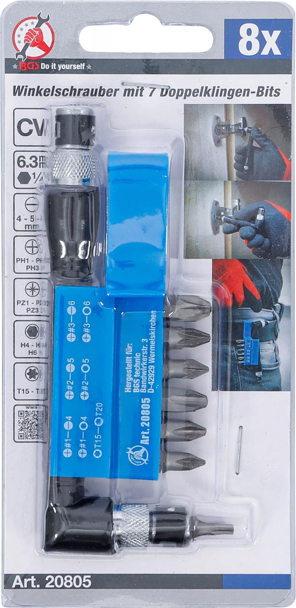 3 mm (1/4") | 8 pièces 3 mm (1/4") | 8 pièces