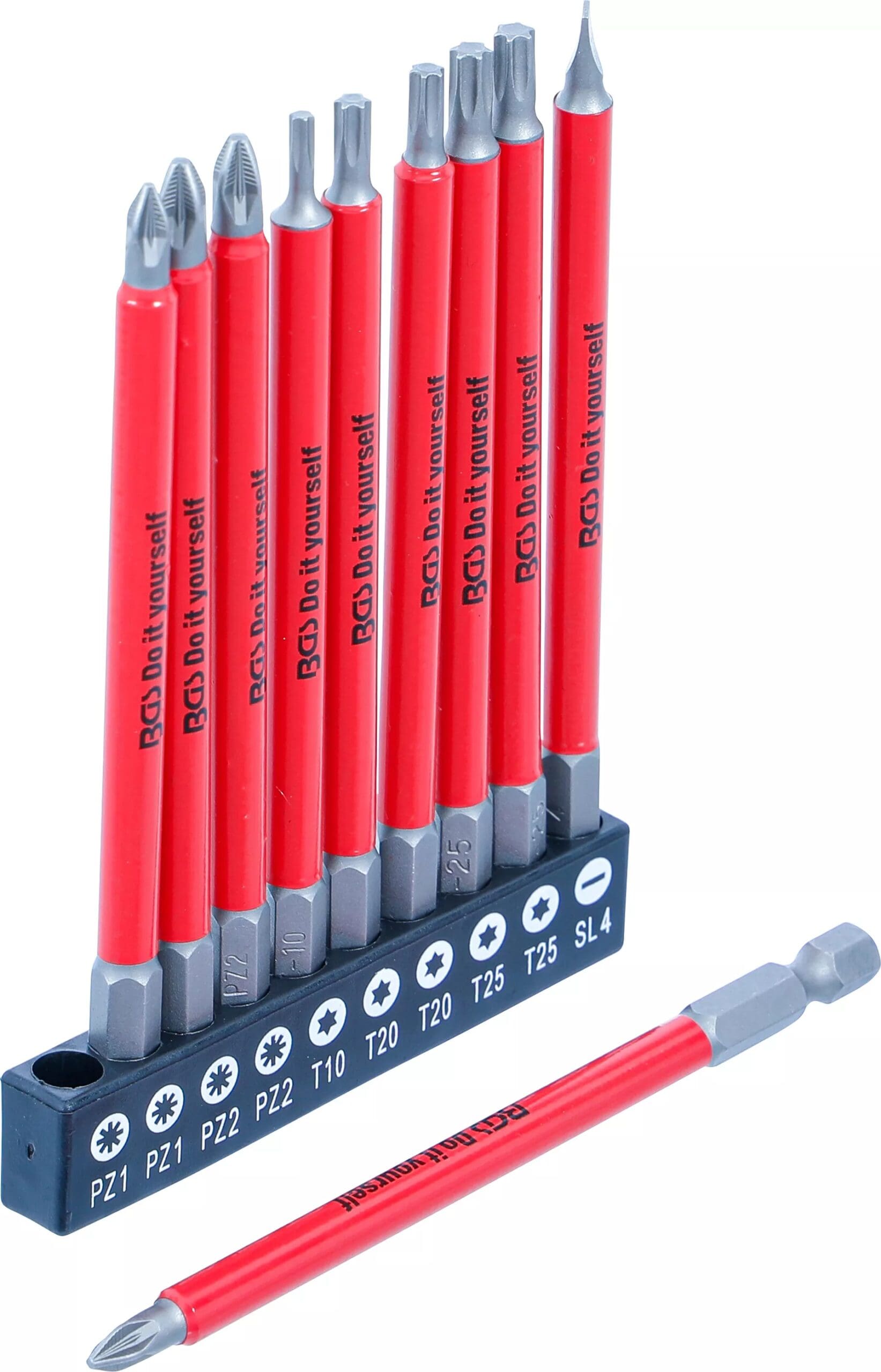 BGS technic Jeu d’embouts antidérapants | magnétiques | 110 mm | 10 pièces