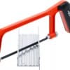 BGS technic Arc de scie en aluminium | y compris boîte à onglets et lame de scie | 150 mm