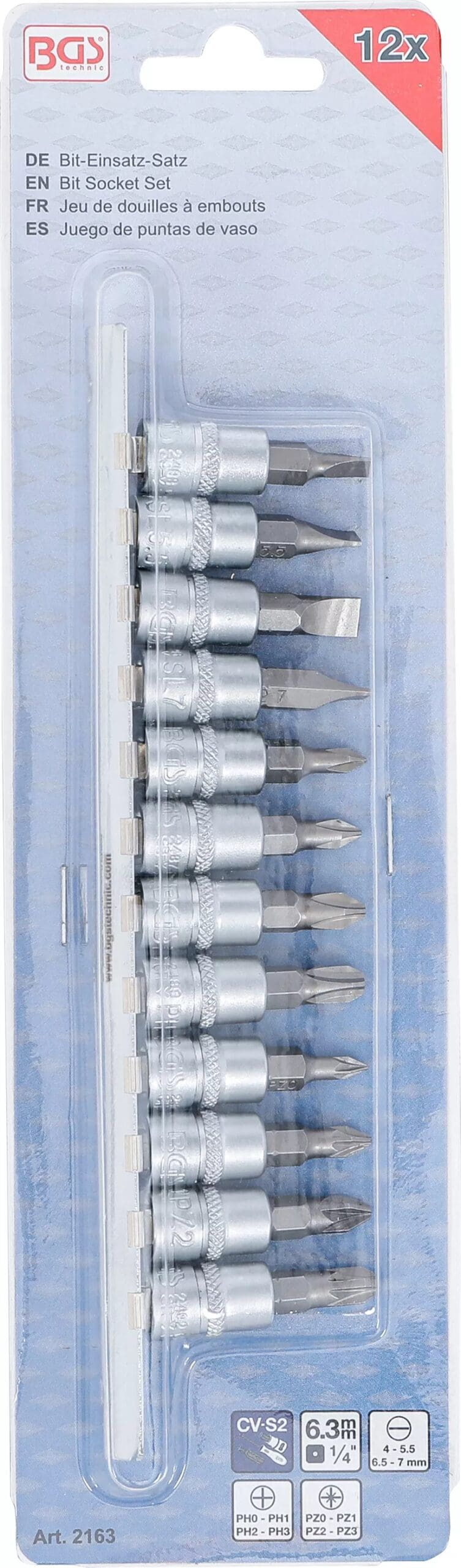 BGS technic Jeu de douilles à embouts | 6 BGS technic Jeu de douilles à embouts | 6