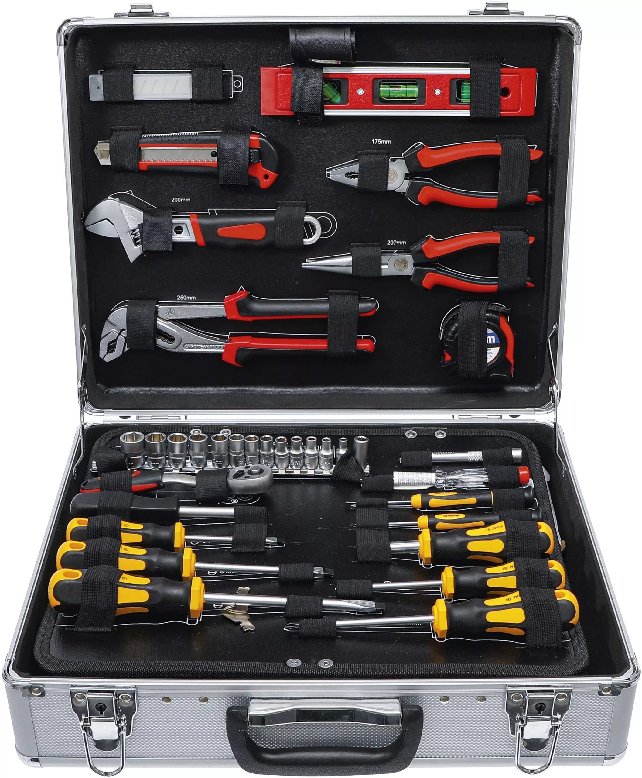 BGS technic Jeu d’outils dans malette aluminium | 129 pièces
