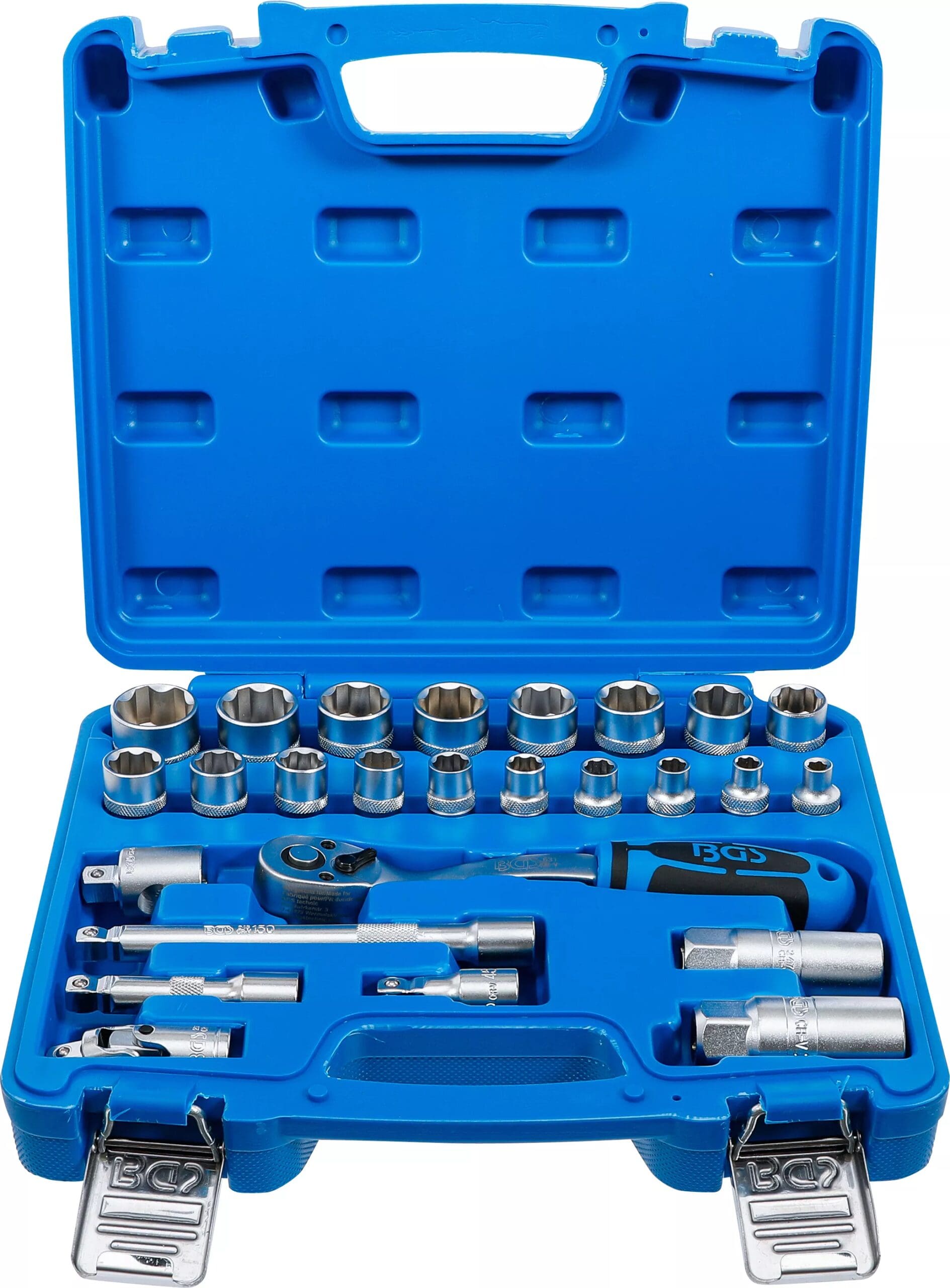 BGS technic Coffret de Douilles à profil ondulé | 10 mm (3/8") | 26 pièces