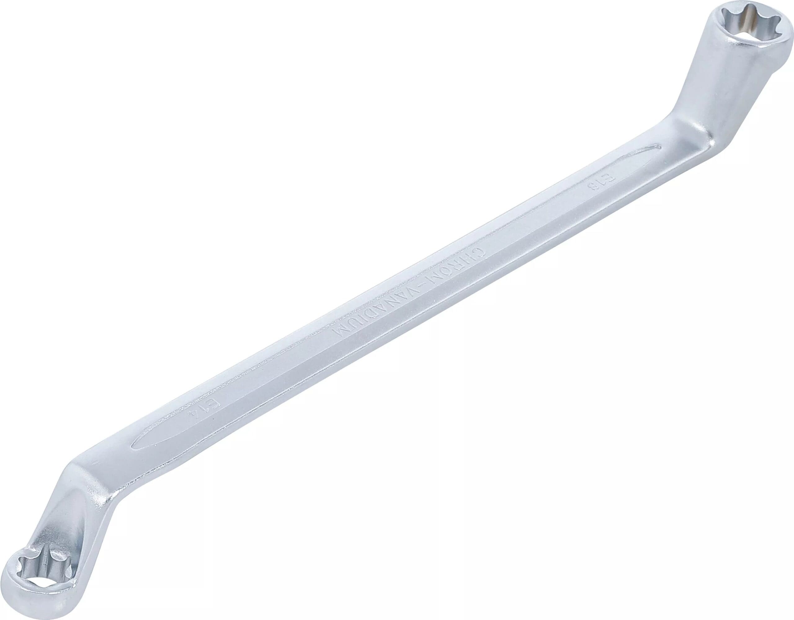 BGS technic Clé polygonales double embouts avec têtes polygonales profil E | coudées | E14 x E18