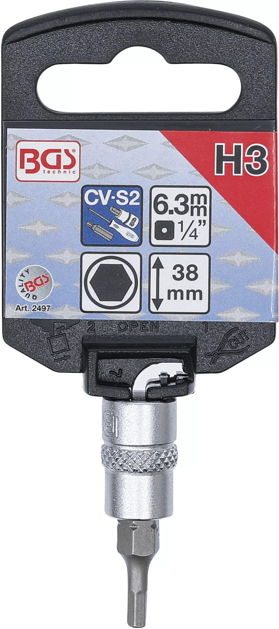 3 mm (1/4") | six pans intérieurs 3 mm 3 mm (1/4") | six pans intérieurs 3 mm