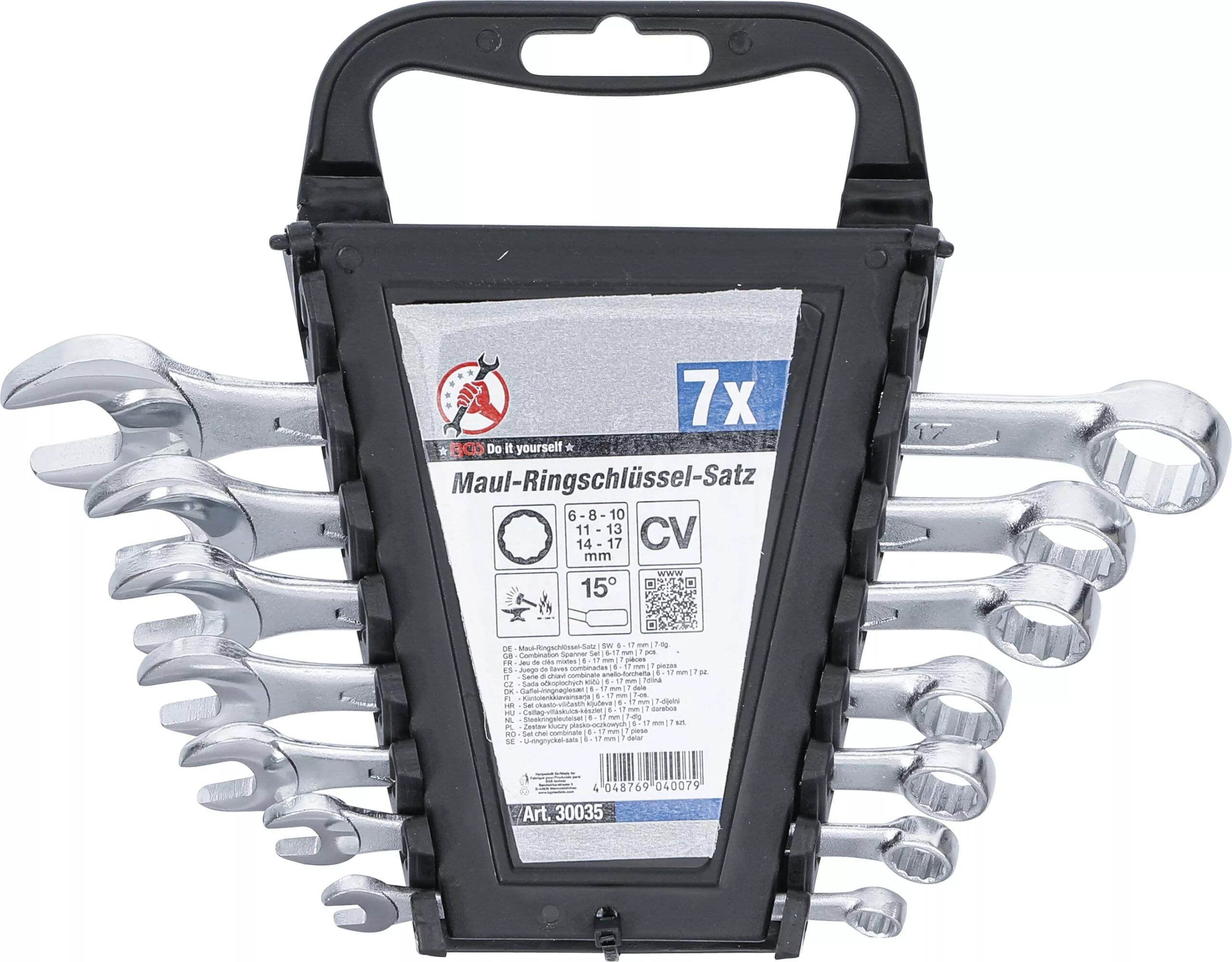 BGS technic Jeu de clés mixtes | 6 - 17 mm | 7 pièces