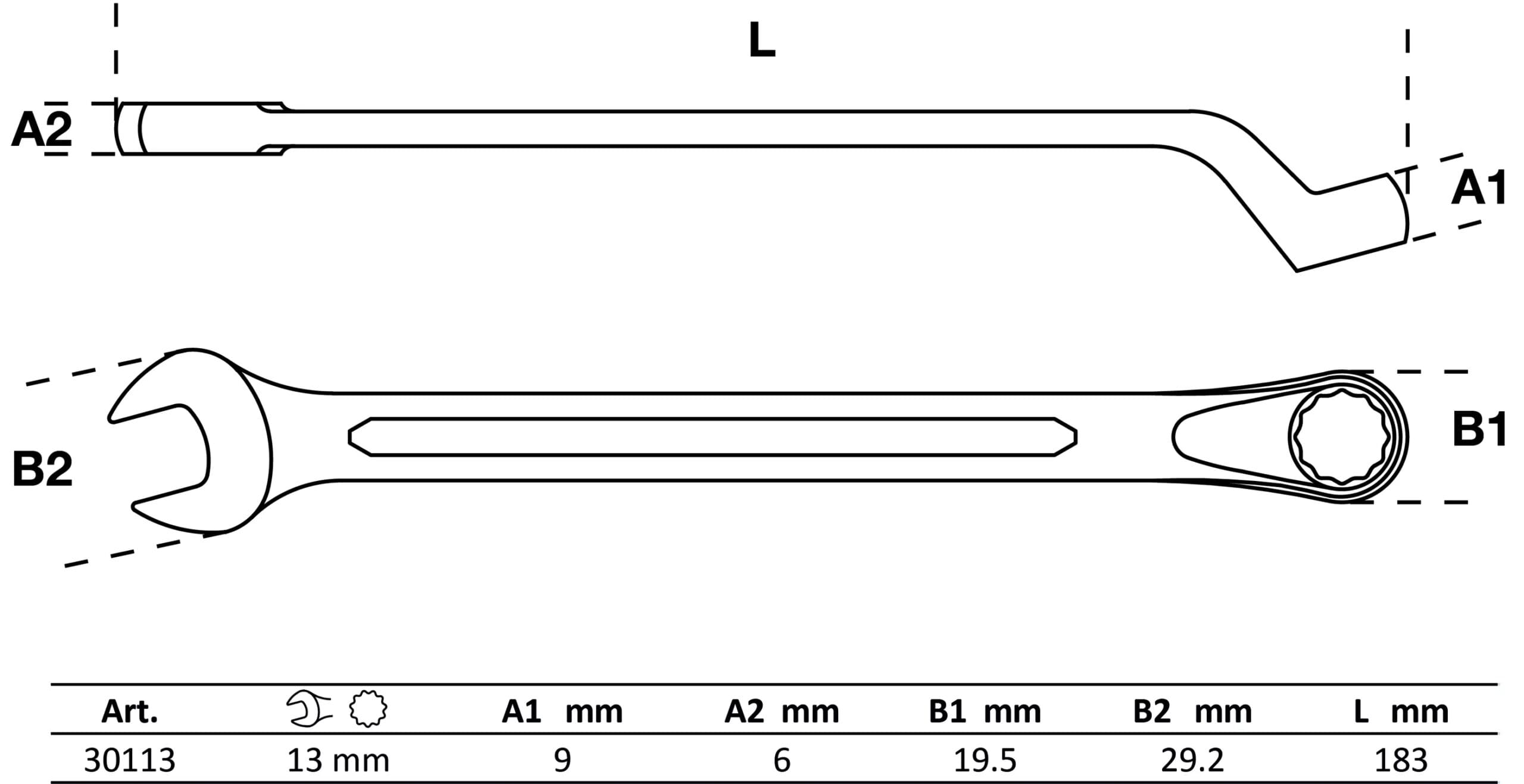 coudée | 13 mm coudée | 13 mm