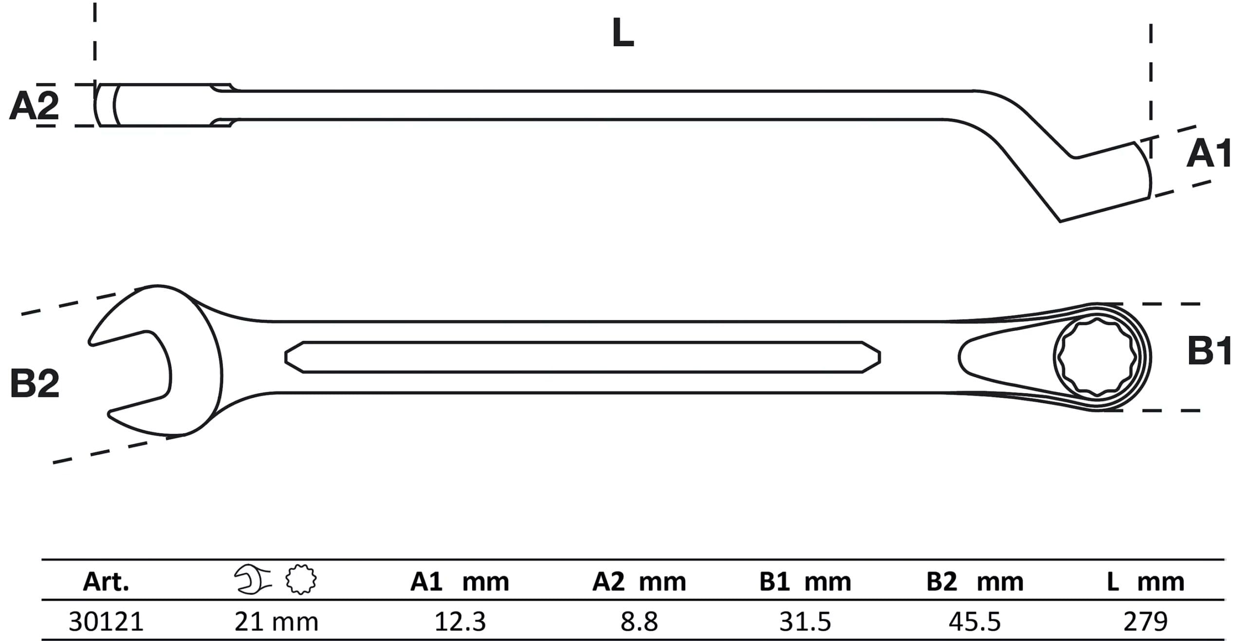 coudée | 21 mm coudée | 21 mm