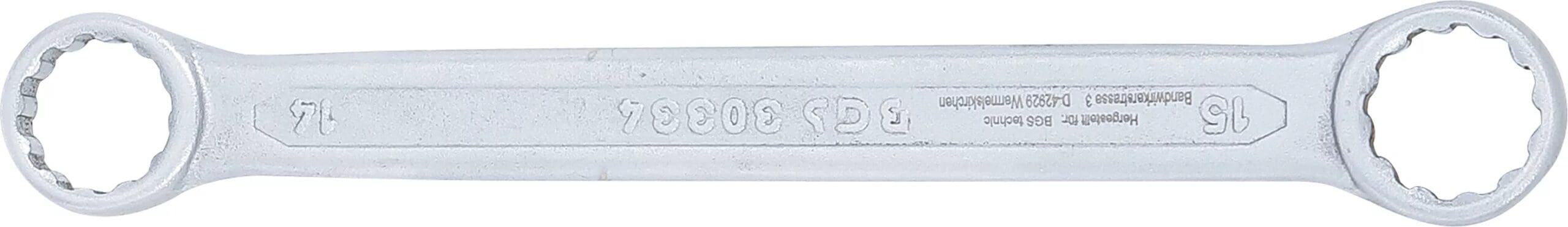 BGS technic Clé polygonales double embouts | extra plate | 14 x 15 mm BGS technic Clé polygonales double embouts | extra plate | 14 x 15 mm