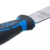 BGS technic Grattoir | inoxydable | poignée caoutchouc 2 composants lourde avec trou