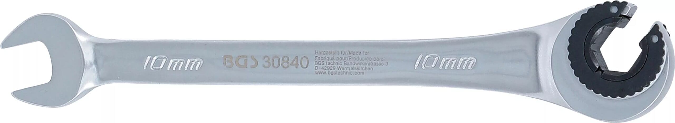 BGS technic Clé mixte à cliquet | ouverte | 10 mm BGS technic Clé mixte à cliquet | ouverte | 10 mm