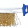 BGS technic Brosse en fil d’acier | laitonnée | 260 mm