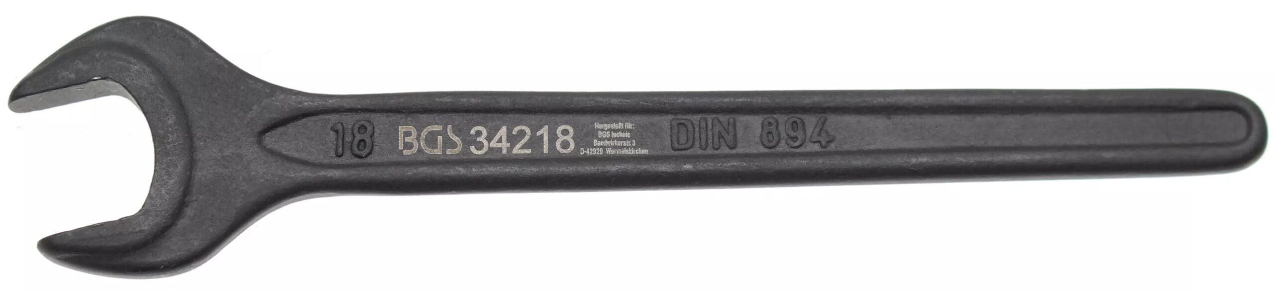BGS technic Clé à fourche | DIN 894 | 18 mm