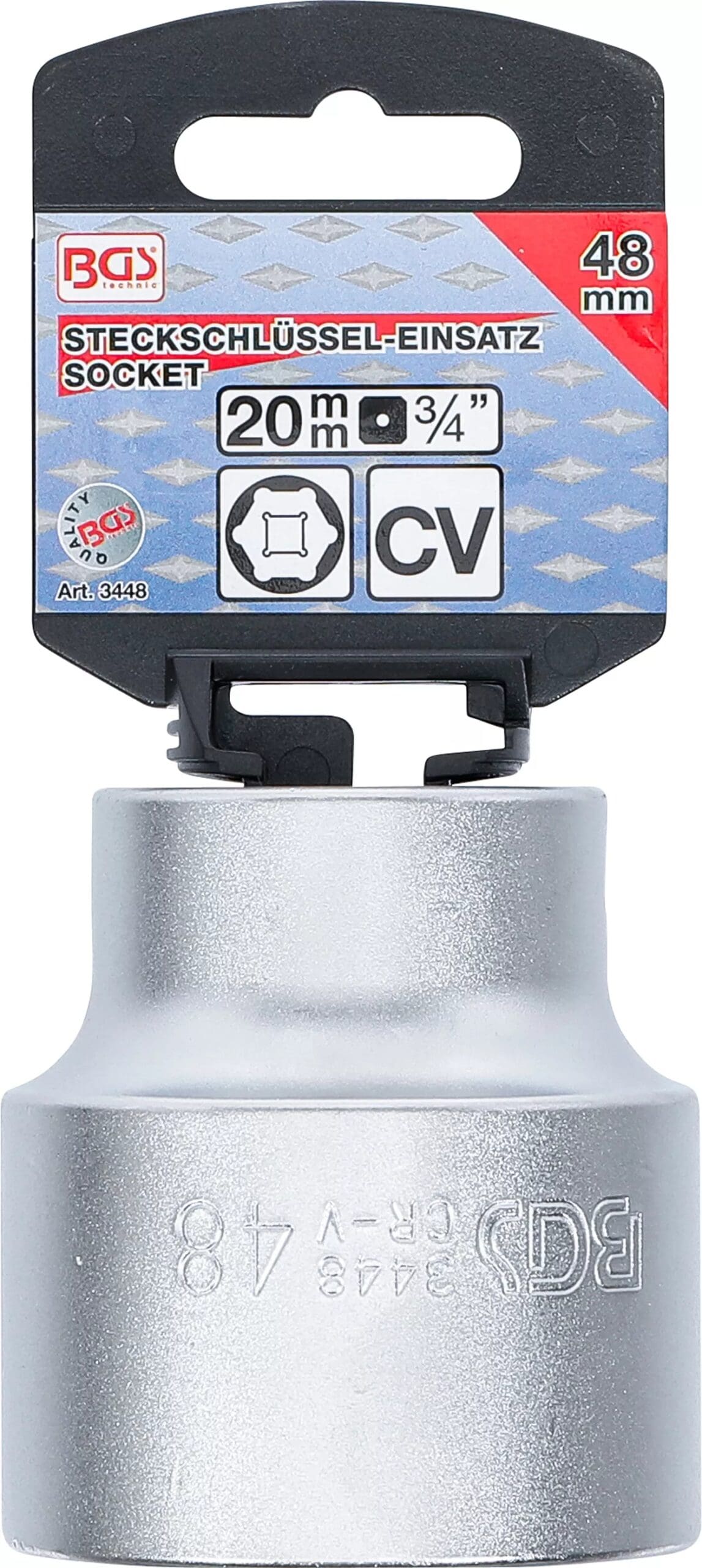 six pans | 20 mm (3/4") | 48 mm six pans | 20 mm (3/4") | 48 mm