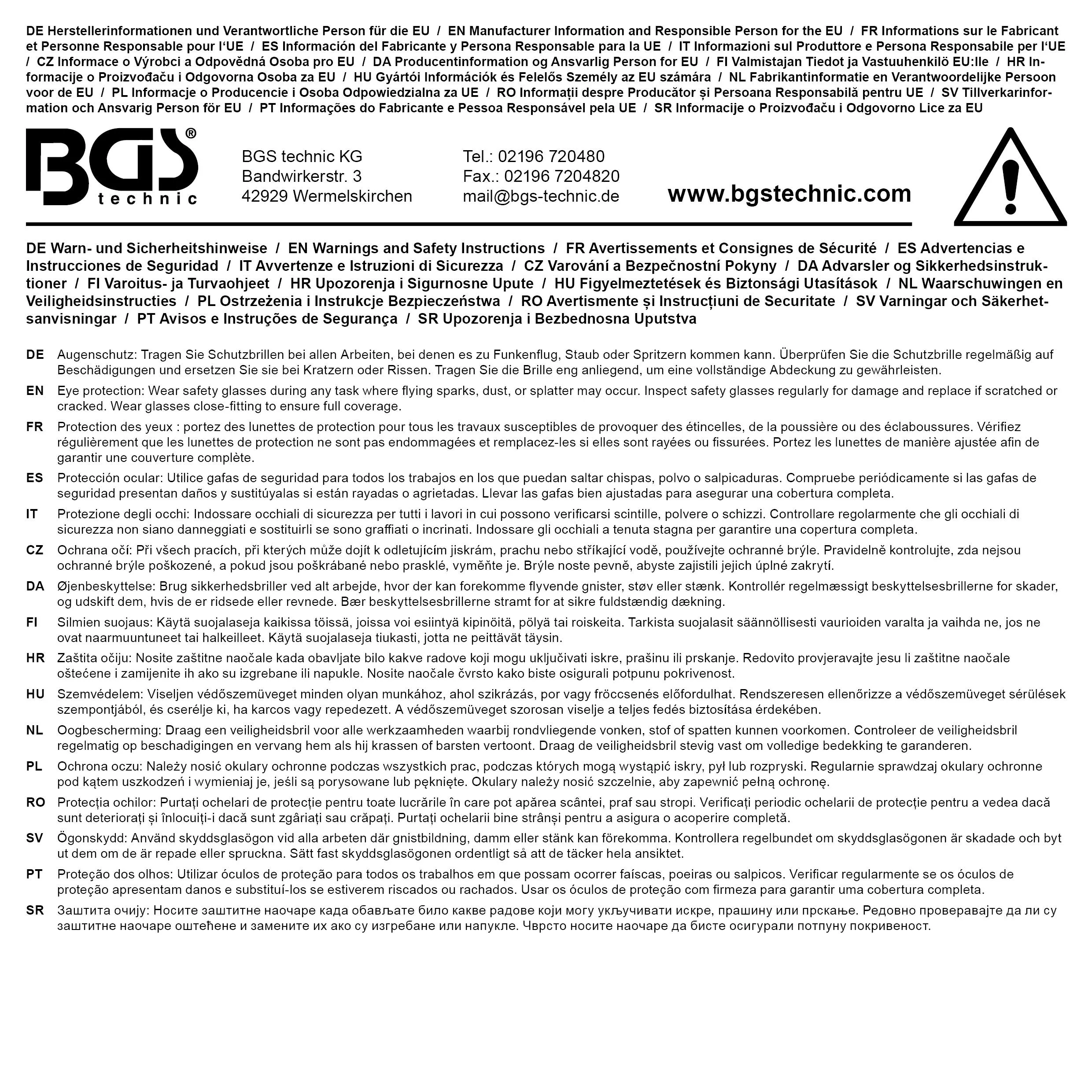 BGS technic Disque de rechange pour art. 3516 BGS technic Disque de rechange pour art. 3516