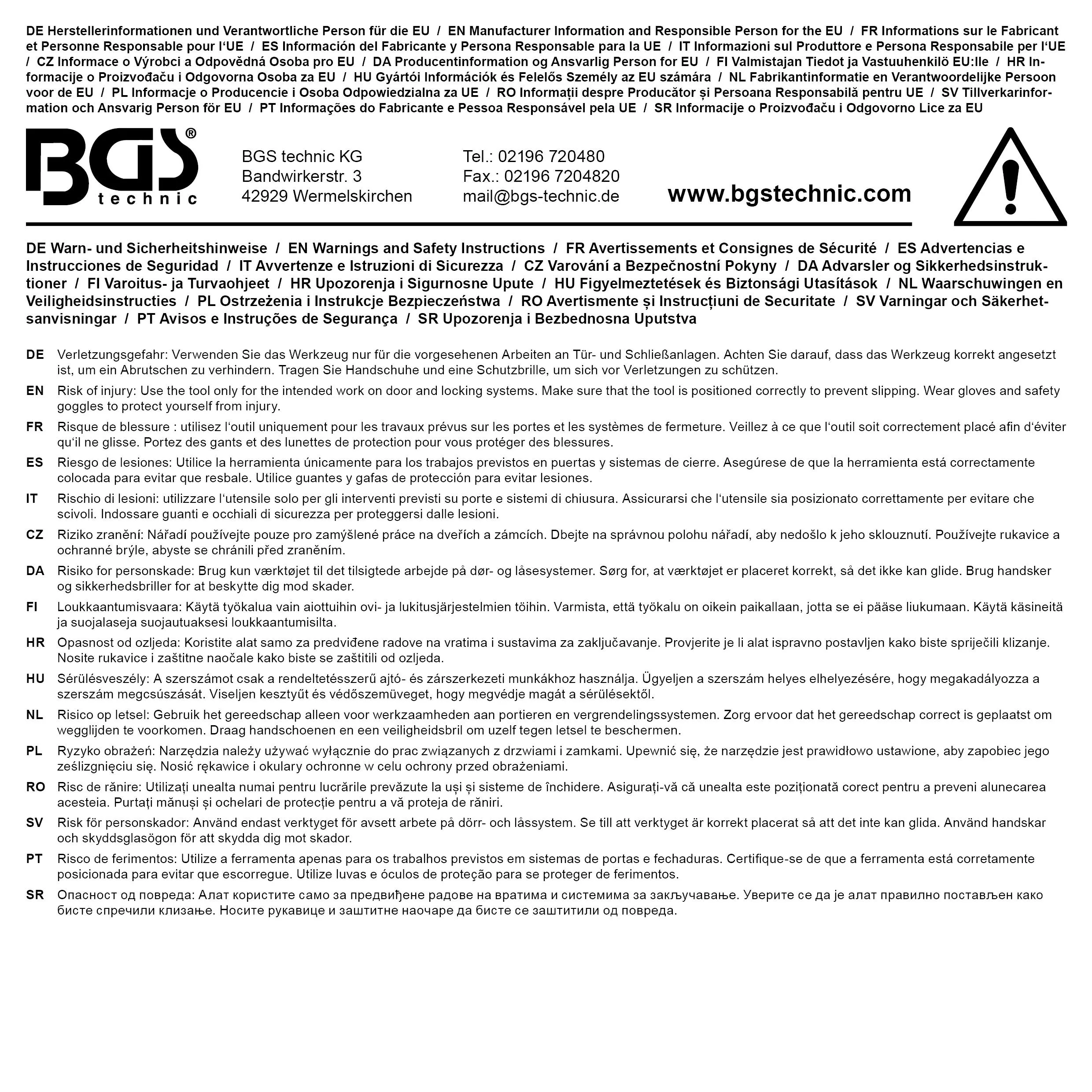 BGS technic Pince de déconnexion de clips de manivelle de fenêtre | 220 mm BGS technic Pince de déconnexion de clips de manivelle de fenêtre | 220 mm