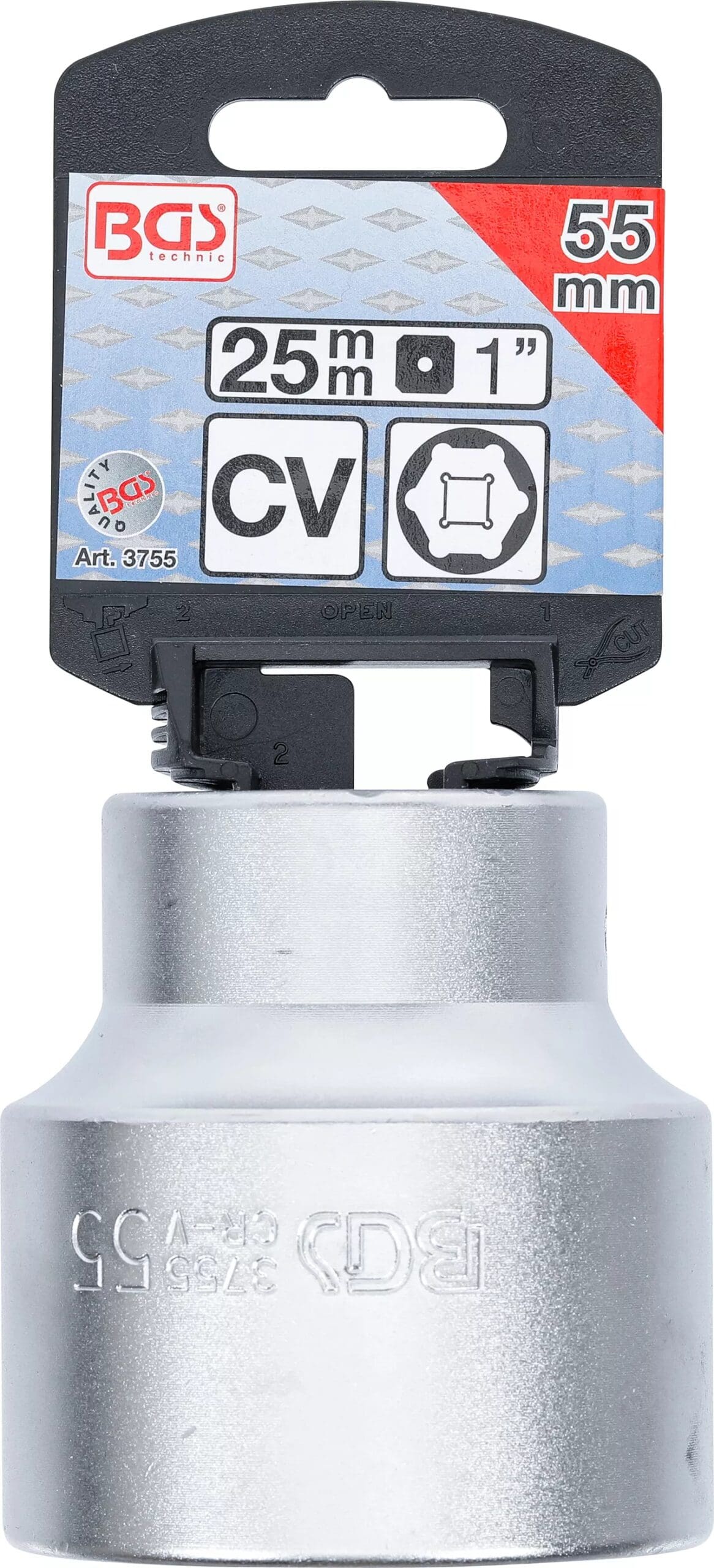 six pans | 25 mm (1") | 55 mm six pans | 25 mm (1") | 55 mm