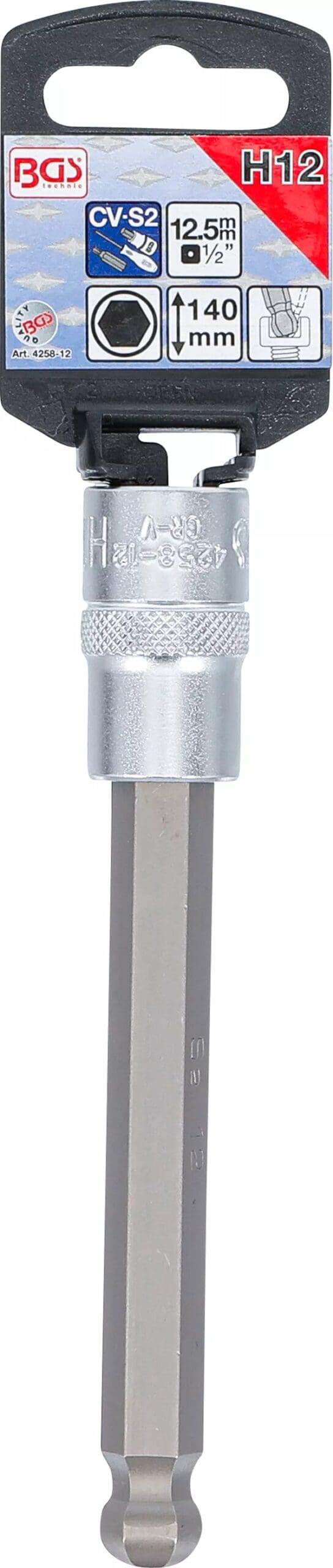 5 mm (1/2") | six pans intérieurs avec tête sphérique 12 mm 5 mm (1/2") | six pans intérieurs avec tête sphérique 12 mm