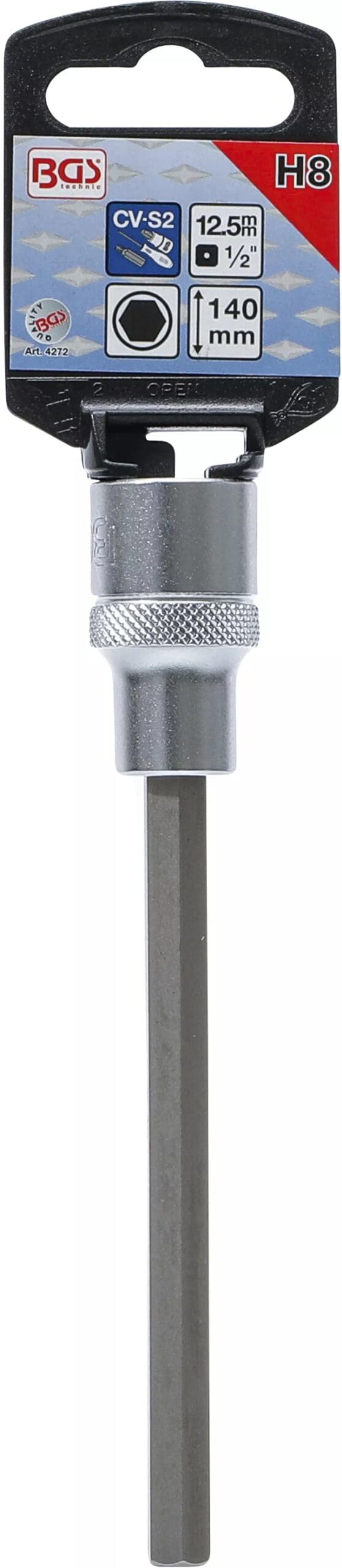 BGS technic Douille à embouts | longueur 140 mm BGS technic Douille à embouts | longueur 140 mm