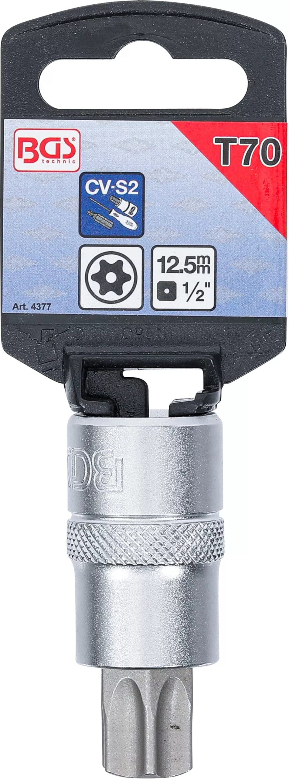 5 mm (1/2") | profil T (pour Torx) avec perçage T70 5 mm (1/2") | profil T (pour Torx) avec perçage T70