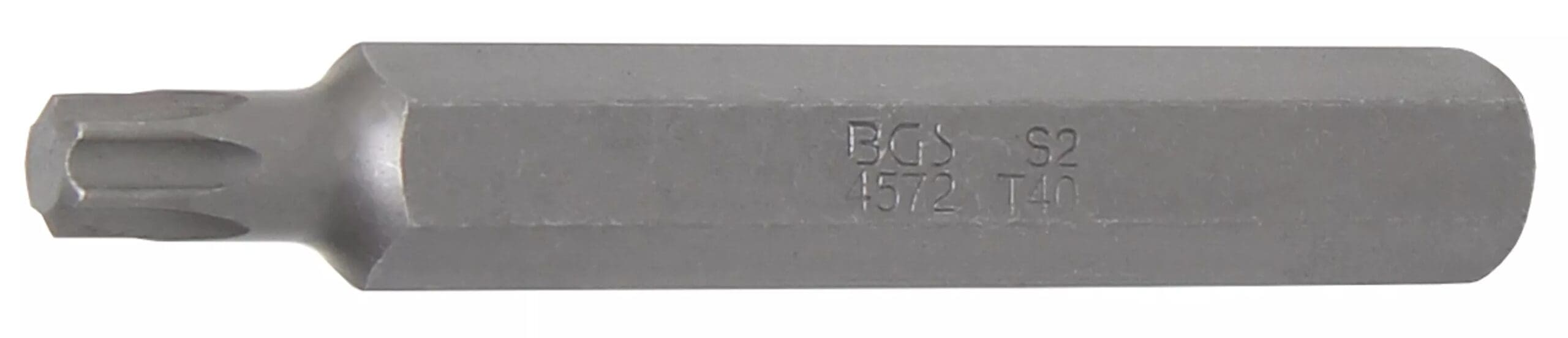 BGS technic Embout | Longueur 75 mm | 10 mm (3/8") | profil T (pour Torx) T40