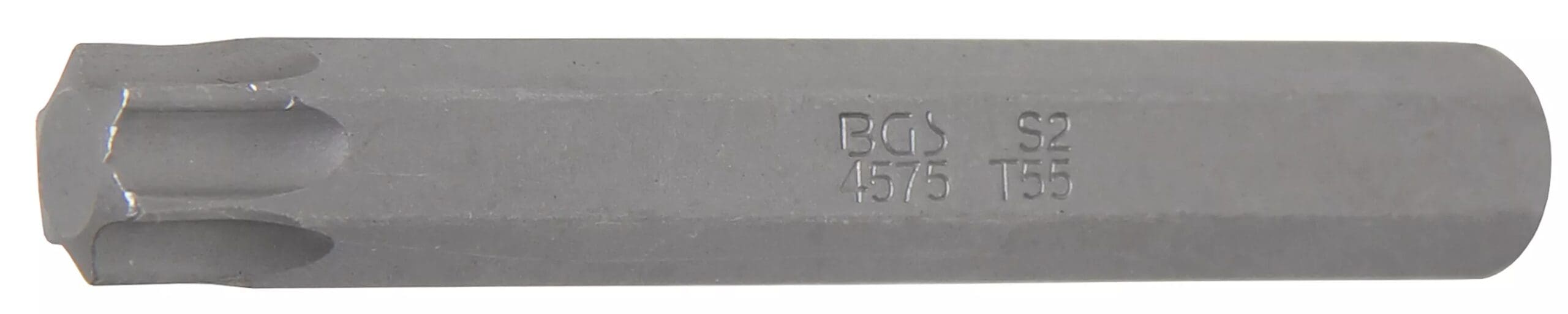 BGS technic Embout | Longueur 75 mm | 10 mm (3/8") | profil T (pour Torx) T55
