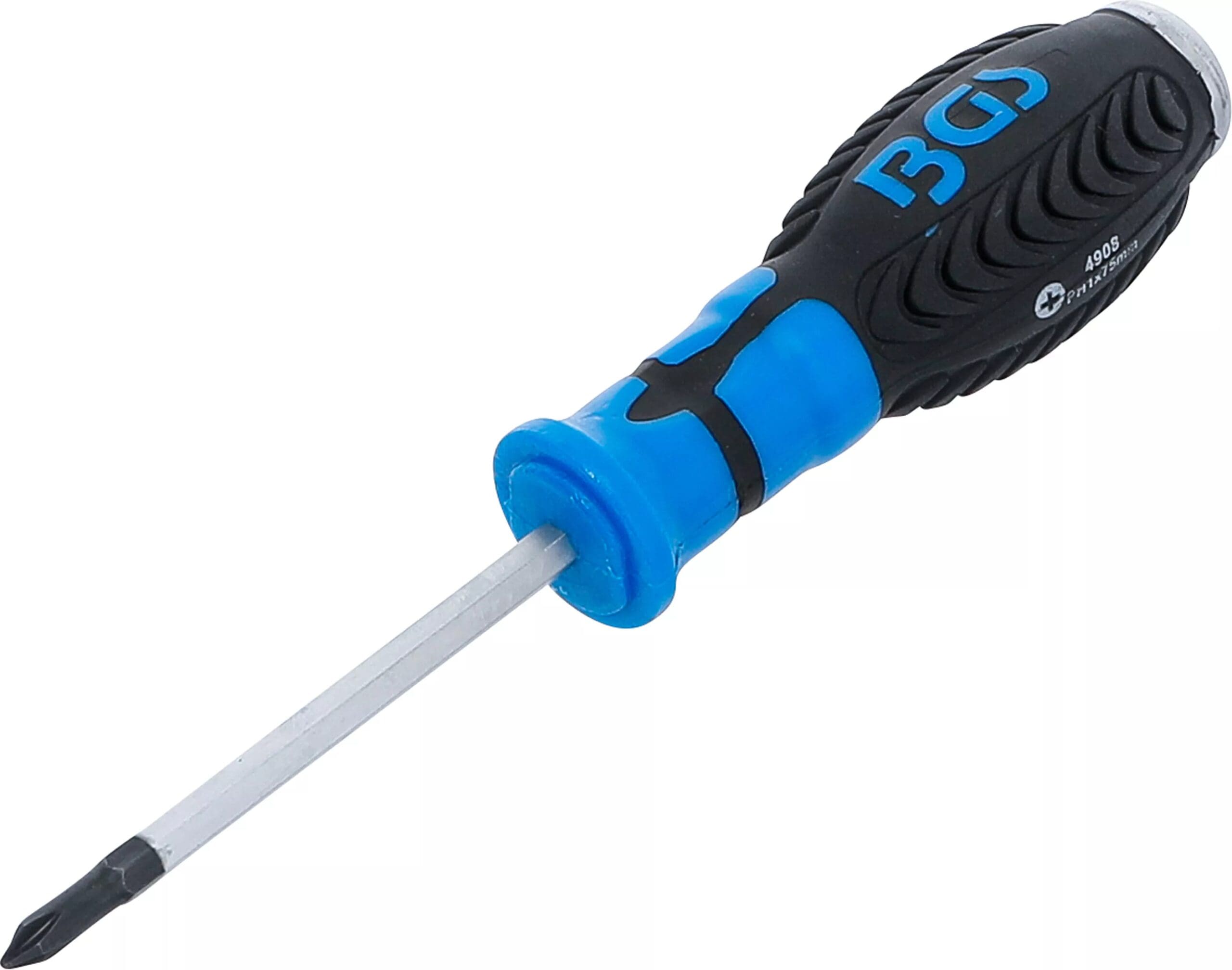 BGS technic Tournevis | cruciforme PH1 | longueur de la lame 75 mm
