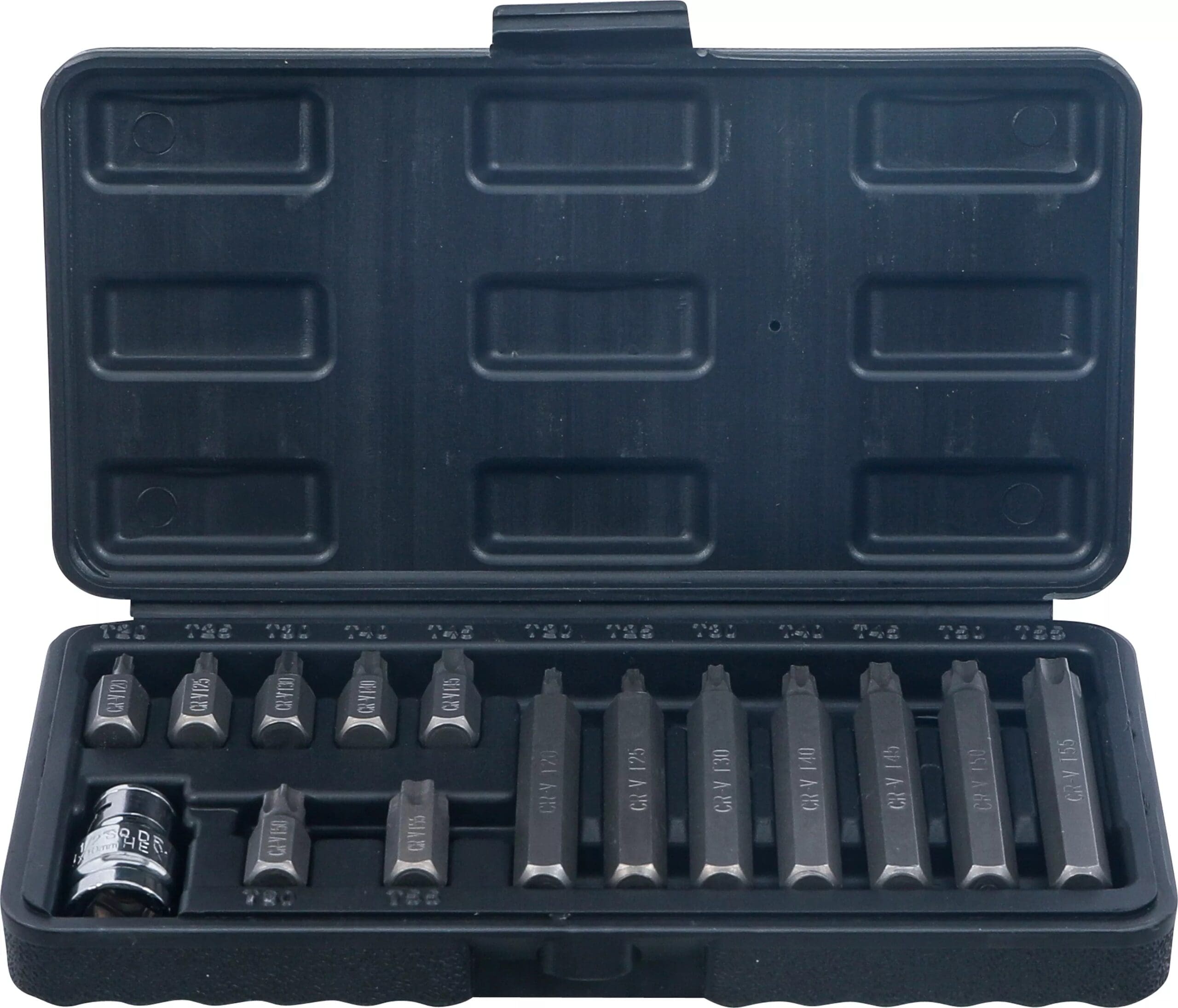 BGS technic Jeu d’embouts | 10 mm (3/8") | profil en T (pour Torx) | 15 pièces