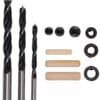 BGS technic Jeu de chevilles/forets bois | 6 - 10 mm | 43 pièces