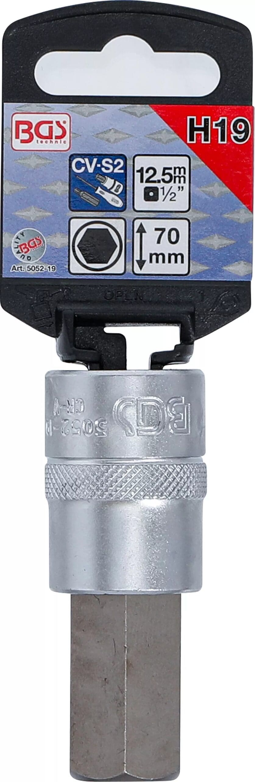 5 mm (1/2") | six pans intérieurs 19 mm 5 mm (1/2") | six pans intérieurs 19 mm