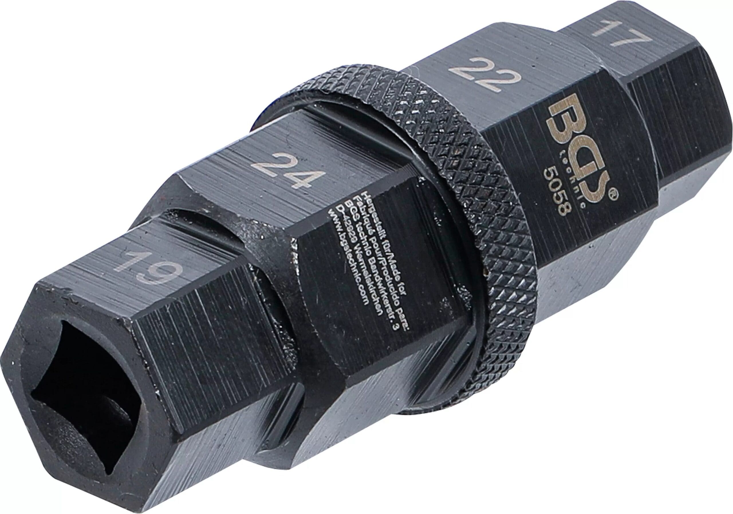 BGS technic Douille spéciales moto | 10 mm (3/8") | 17 - 19 - 22 - 24 mm
