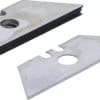 BGS technic Jeu de lames trapézoïdales | pour art. 50611