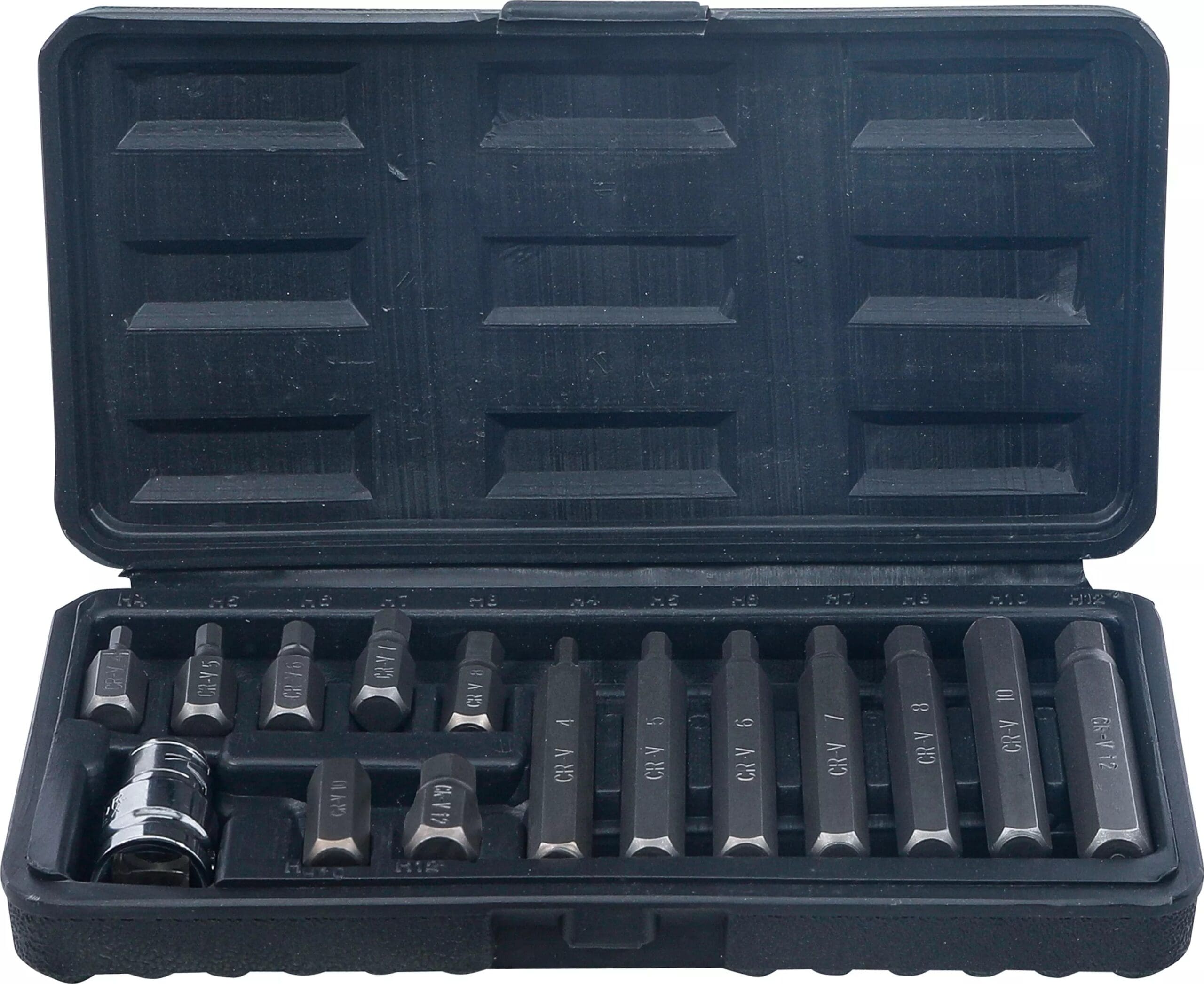 BGS technic Jeu d’embouts | 10 mm (3/8") | | six pans intérieurs | 15 pièces