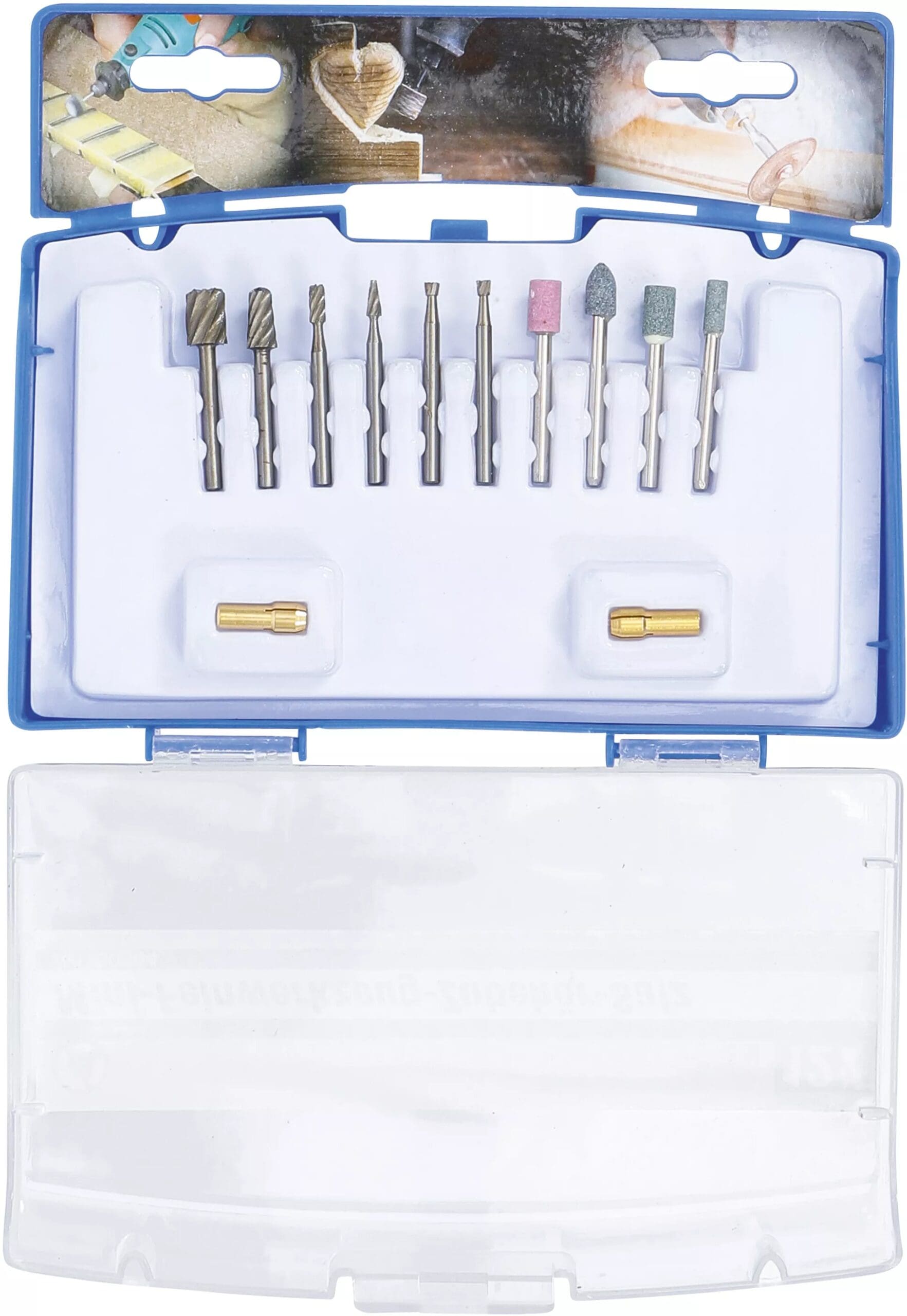 BGS technic Jeu d’accessoires pour mini-outil de précision 12 pièces