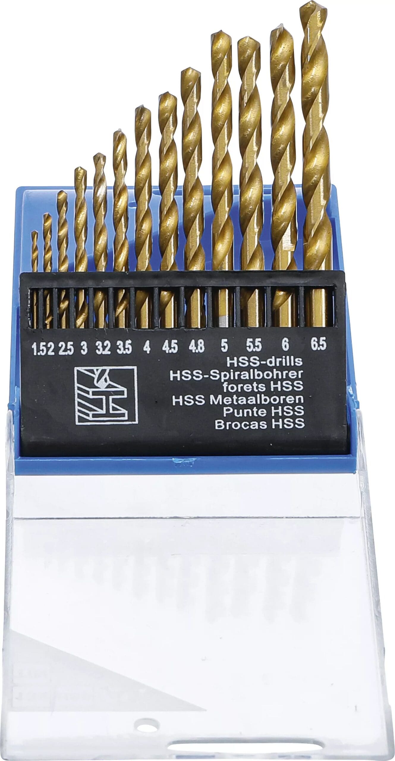 BGS technic Jeu de forets hélicoïdaux HSS | nitruré au titane | 1